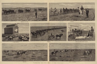 Landbouw in de Red River Valley door John Charles Dollman